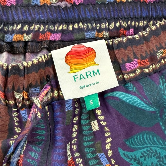 Farm Rio Colorful Satin Pant Set - Picture 5 of 7